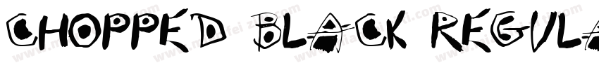 Chopped Black Regula字体转换